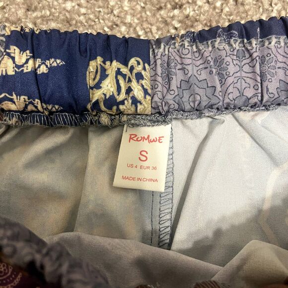 Colorful Hippie Patchwork Designed Skirt - Picture 6 of 6